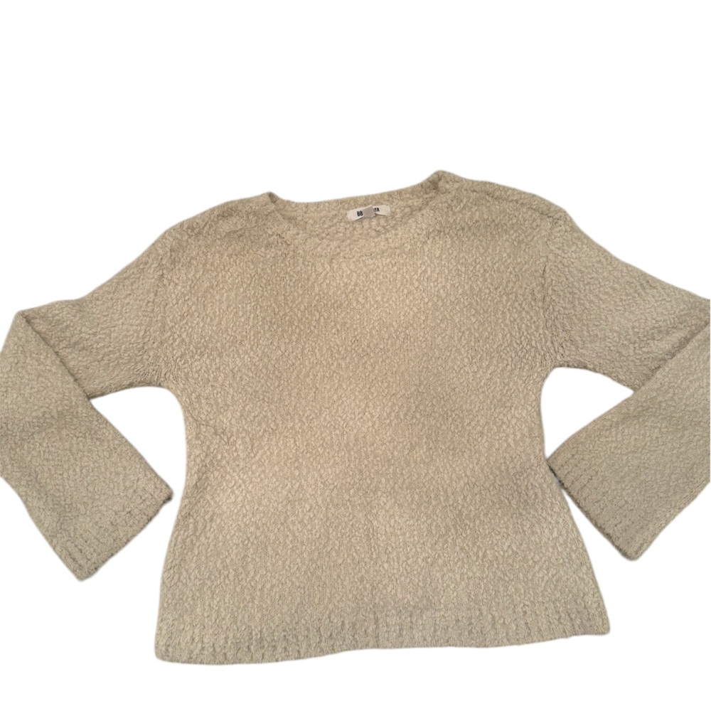 Super Soft Textured Cream Sweater